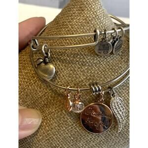 Charm Bracelets Alex and Ani & LA CN Apple of Abundance + Energy Guardian Angel:
